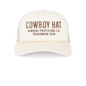 Cream Trucker Sendero Hat “Cowboy Hat”